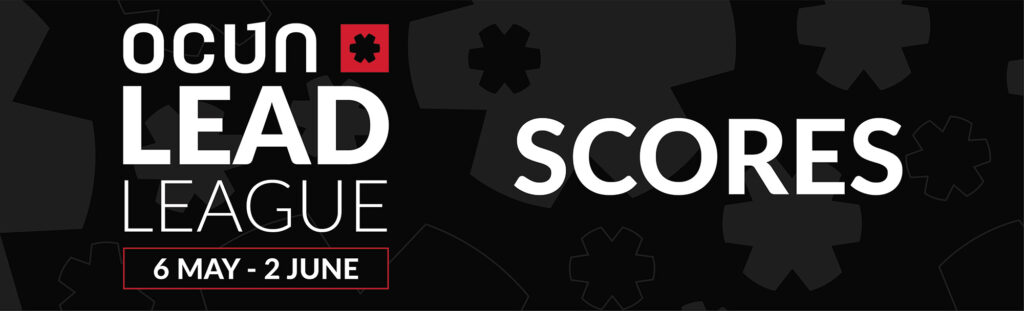 Ocun Lead League 2024 - Scores