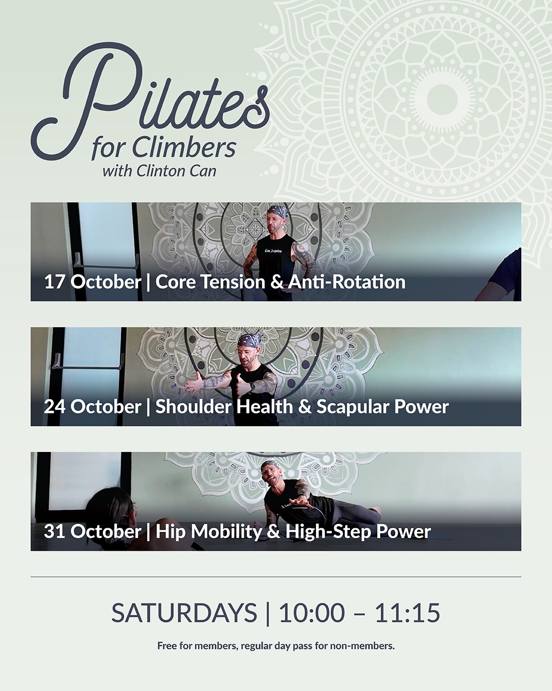 pilates for climbers clinton